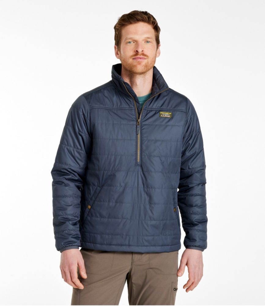 Quarter zip puffer jacket best sale