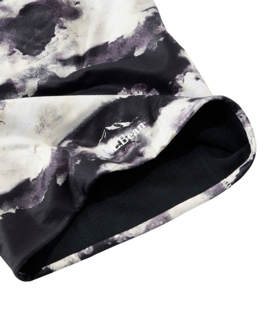 Adults' L.L.Bean Performance Neck Gaiter, Fleece-Lined Print, Mauve Taupe Blurred Camo, small image number 2