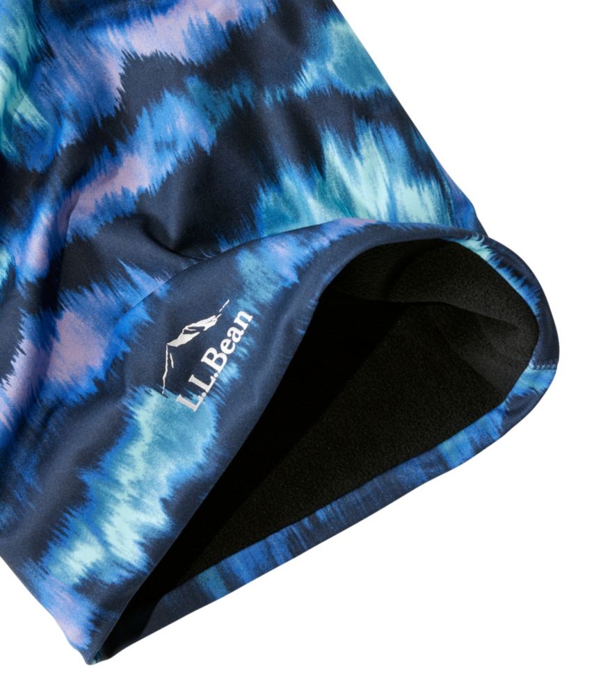 Adults' L.L.Bean Performance Neck Gaiter, Fleece-Lined Print, Aurora Print, small image number 3
