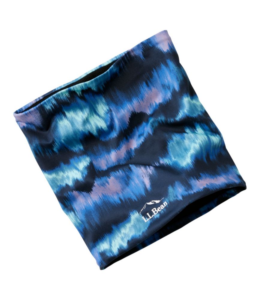Adults' L.L.Bean Performance Neck Gaiter, Fleece-Lined Print, Aurora Print, small image number 1