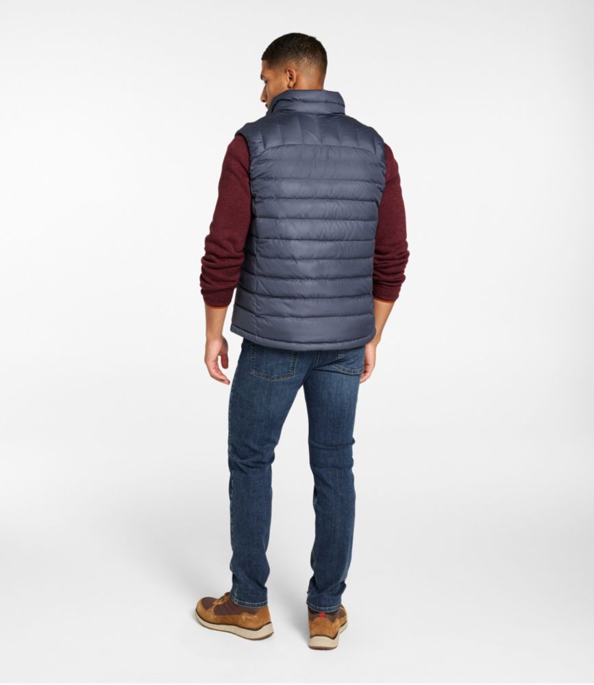 Men's Bean's Down Vest, Dark Marine Blue, small image number 5