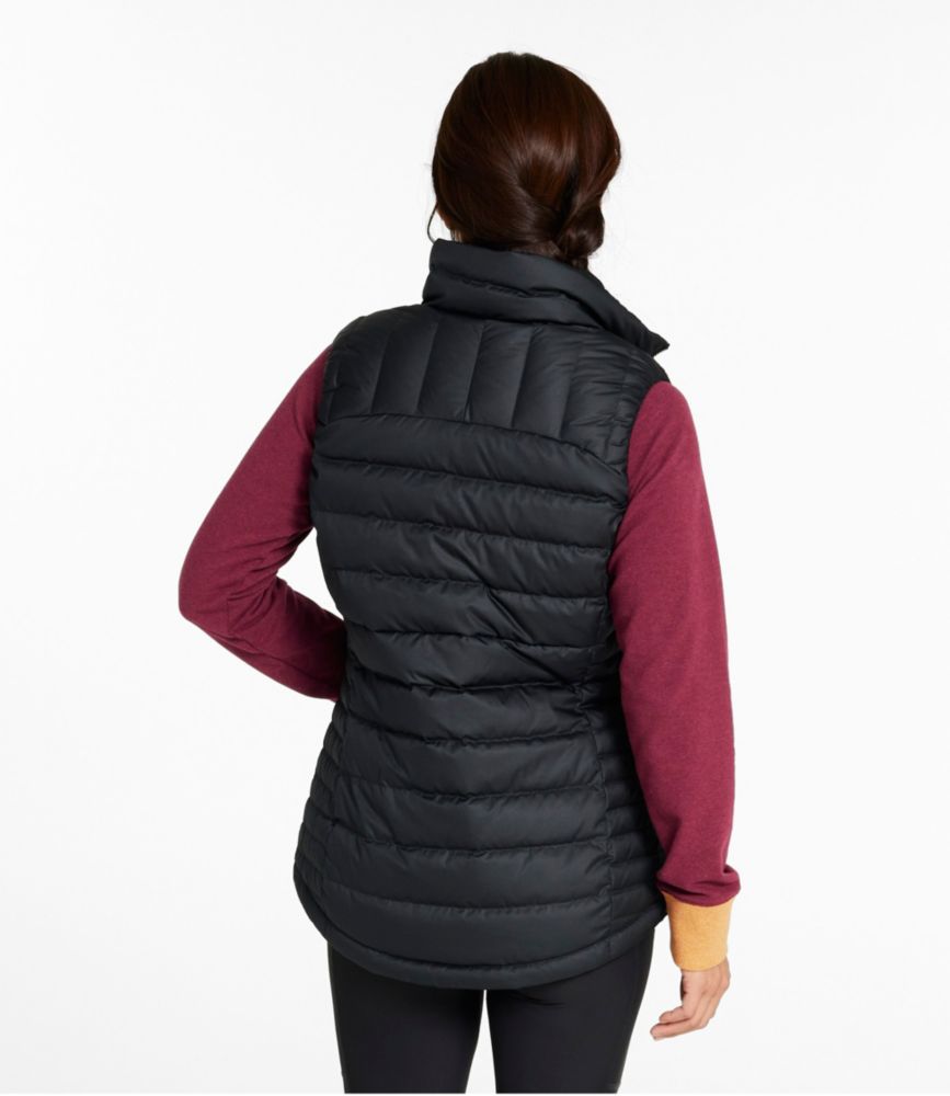 Women's Bean's Down Vest, Dark Marine Blue, small image number 3