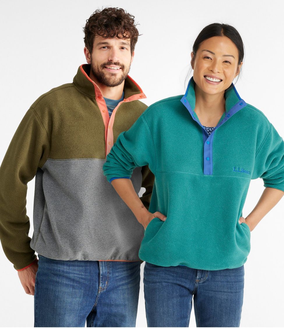 Ll bean clearance fleece quarter zip