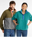 Unisex Classic Snap Fleece Pullover, , small image number 1
