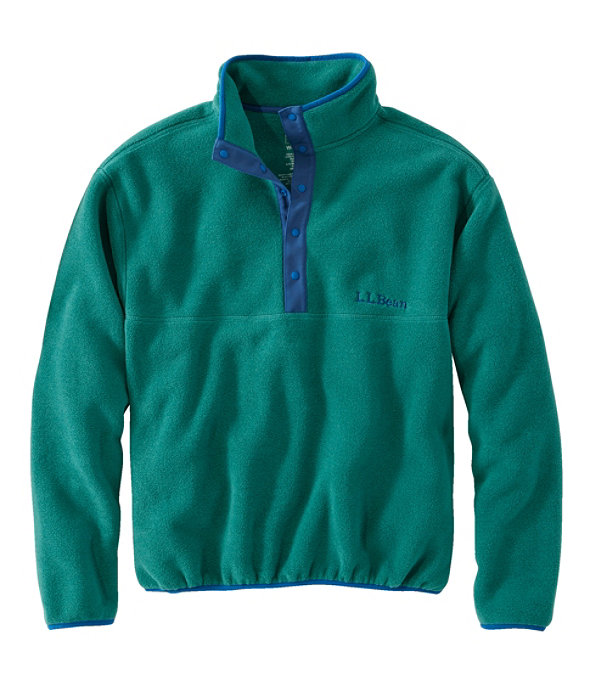 Unisex Classic Snap Fleece Pullover, Rustic Green, large image number 0