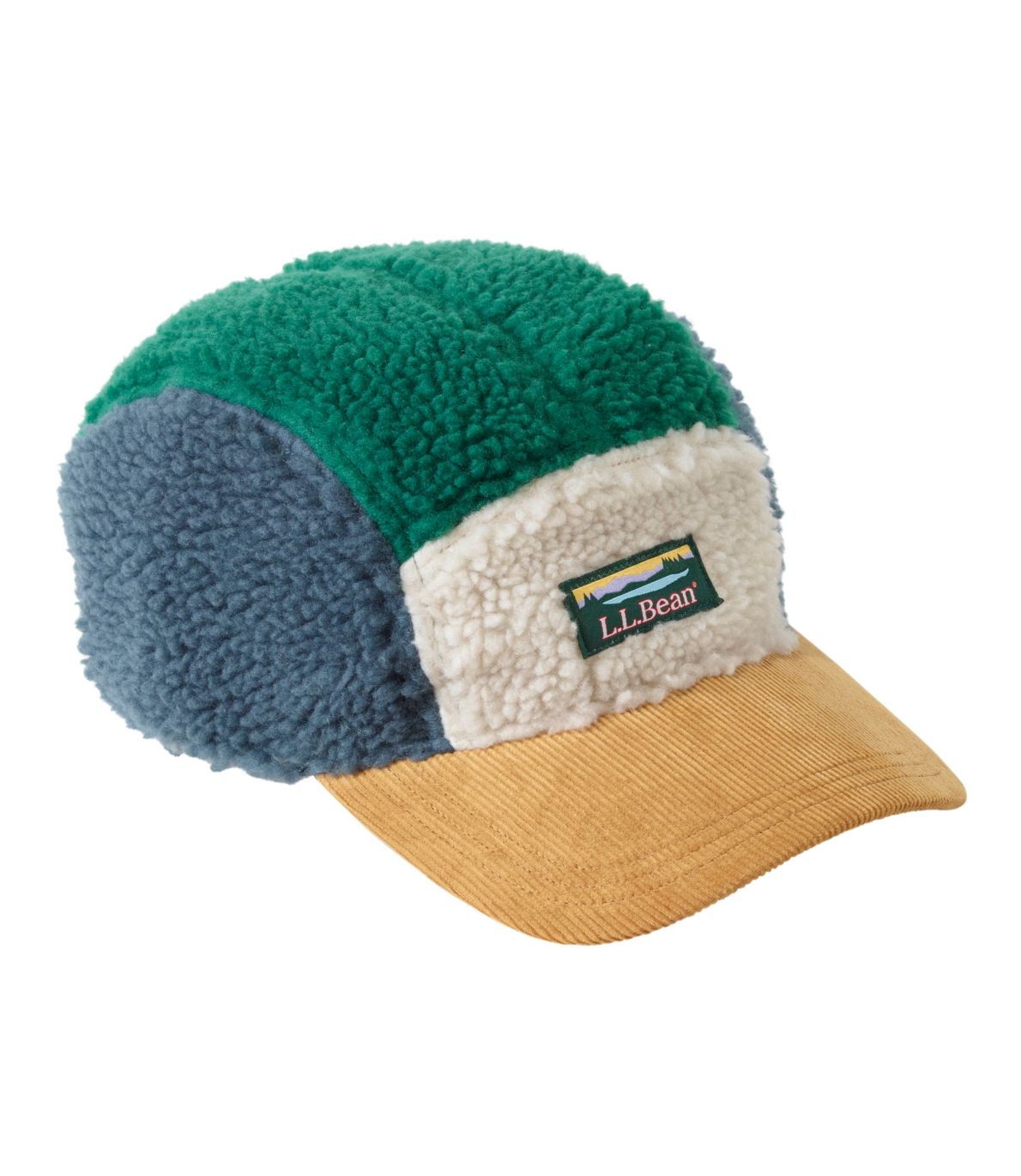 Adults' L.L.Bean Sherpa Five-Panel Hat, Colorblock