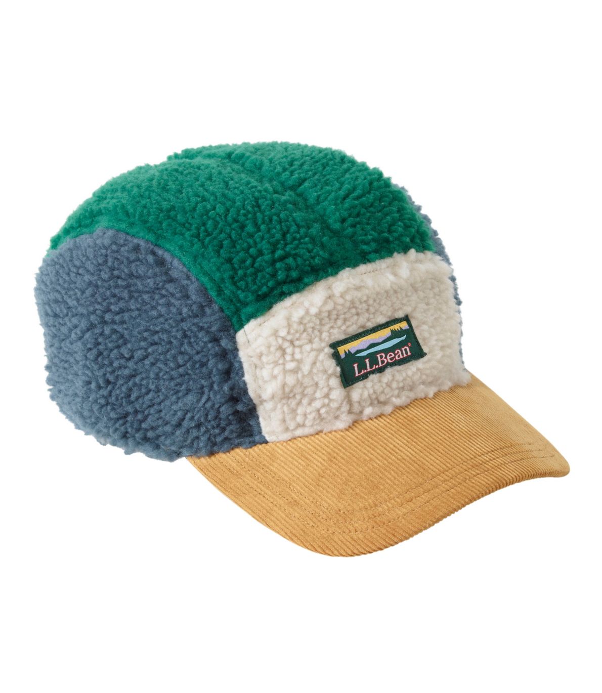 Adults' L.L.Bean Sherpa FivePanel Hat, Colorblock at L.L. Bean