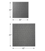 Everyspace Recycled Waterhog Mat, Square, Trees