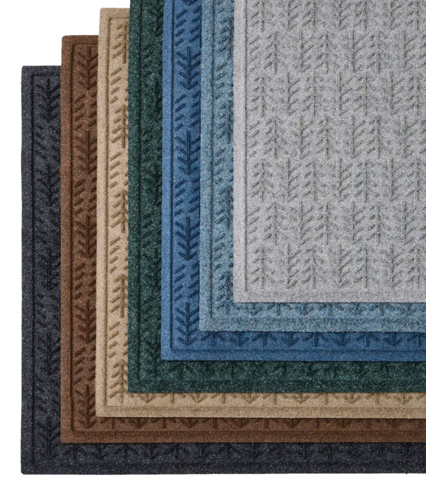 Everyspace Recycled Waterhog Mat, Square, Trees