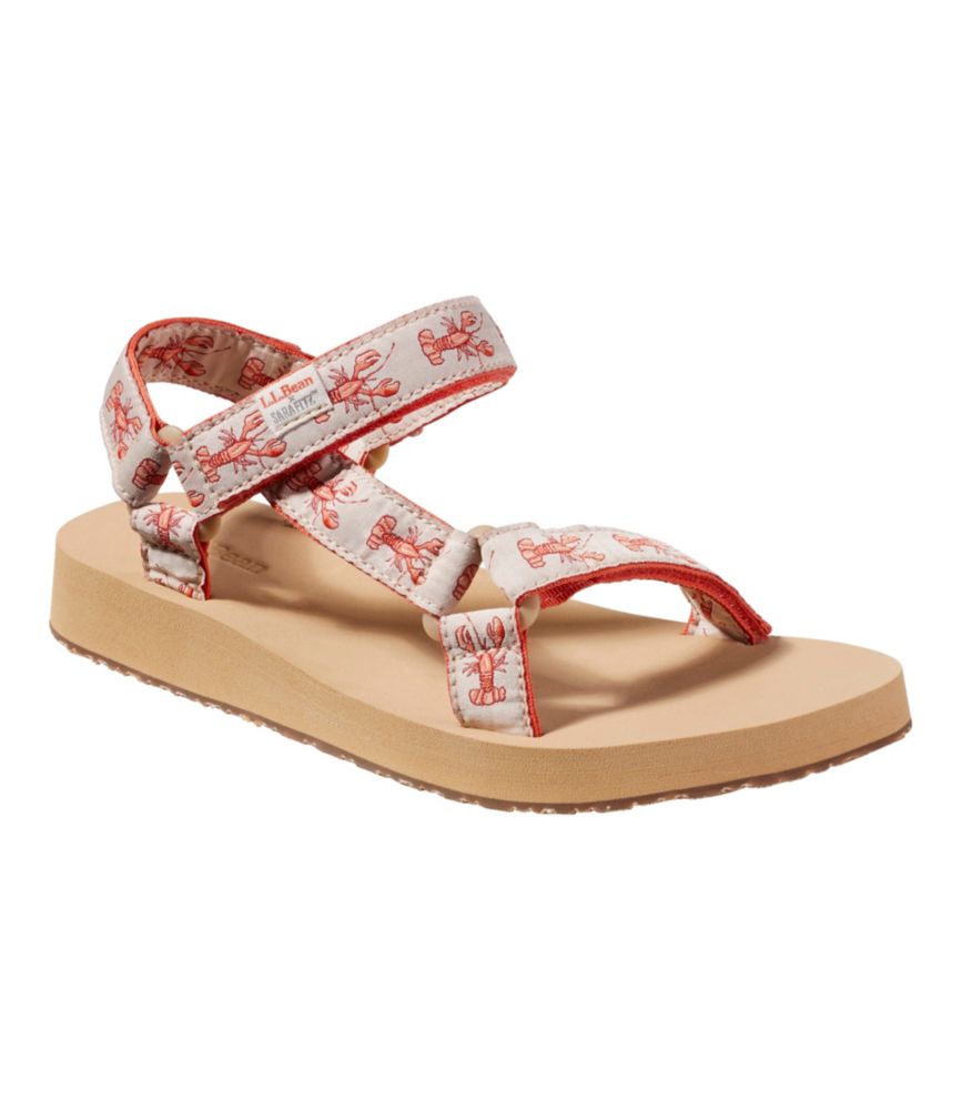 Women's Maine Isle Four-Point Sandals, Sara Fitz Print, , small image number 6