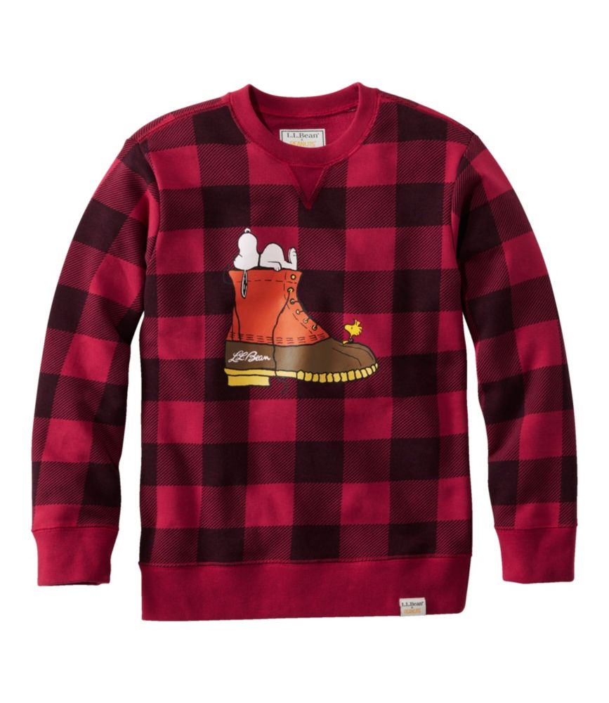 Kids' L.L.Bean x Peanuts Crew Sweatshirt