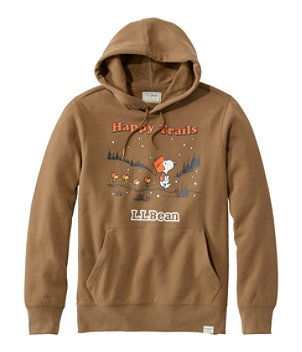 L.L.Bean x Peanuts Adults' Sweatshirt, Hoodie, Happy Trails