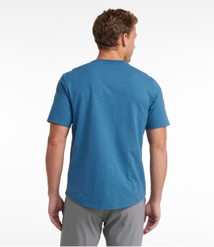 Men's Explorer Slub Tee, Short-Sleeve Henley