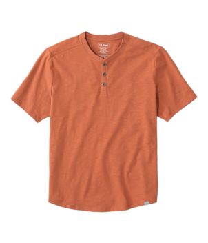 Men's Explorer Slub Tee, Short-Sleeve Henley