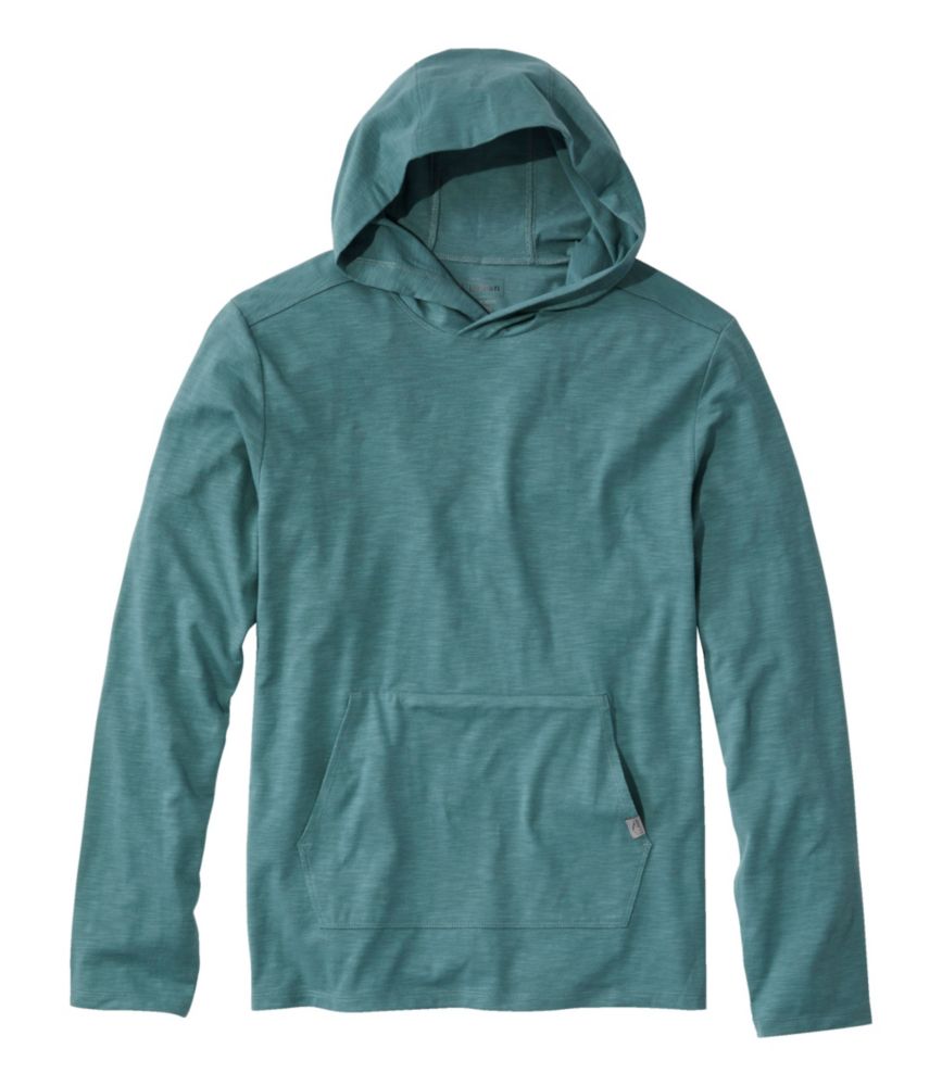 Men's Explorer Slub Tee, Long-Sleeve Hoodie