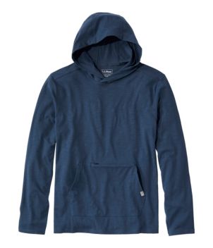 Men's Explorer Slub Tee, Long-Sleeve Hoodie