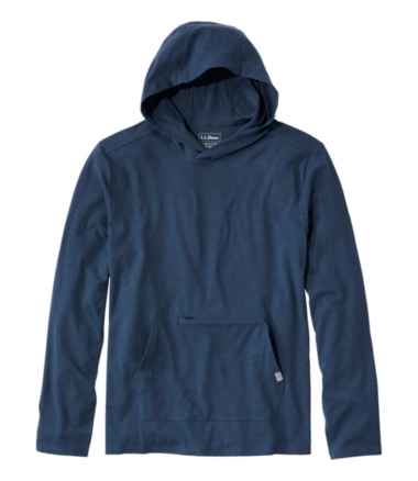 Men's Explorer Slub Tee, Long-Sleeve Hoodie