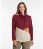 Women's L.L.Bean Cozy Mixed-Knit Pullover, Colorblock