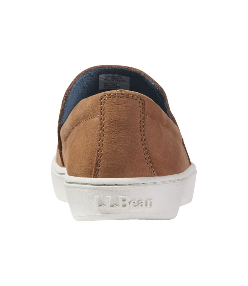 Women's Eco Bay Leather Slip-Ons, Light Coffee/Slate Blue, small image number 3