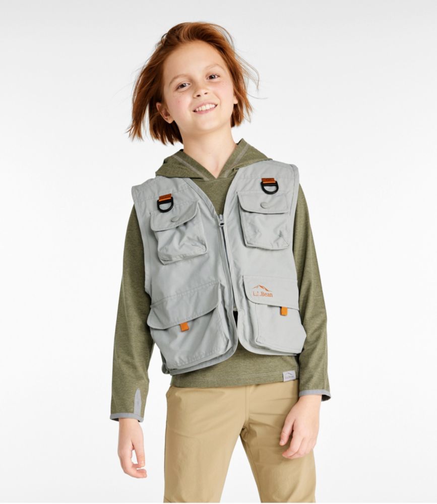 Kids' Emerger Fishing Vest, Anchor Gray, small image number 4
