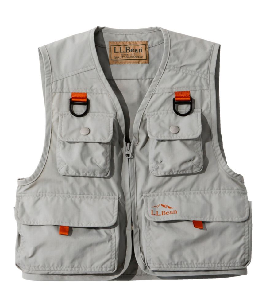 Kids' Emerger Fishing Vest Anchor Gray L 14-16, Synthetic Nylon | L.L.Bean