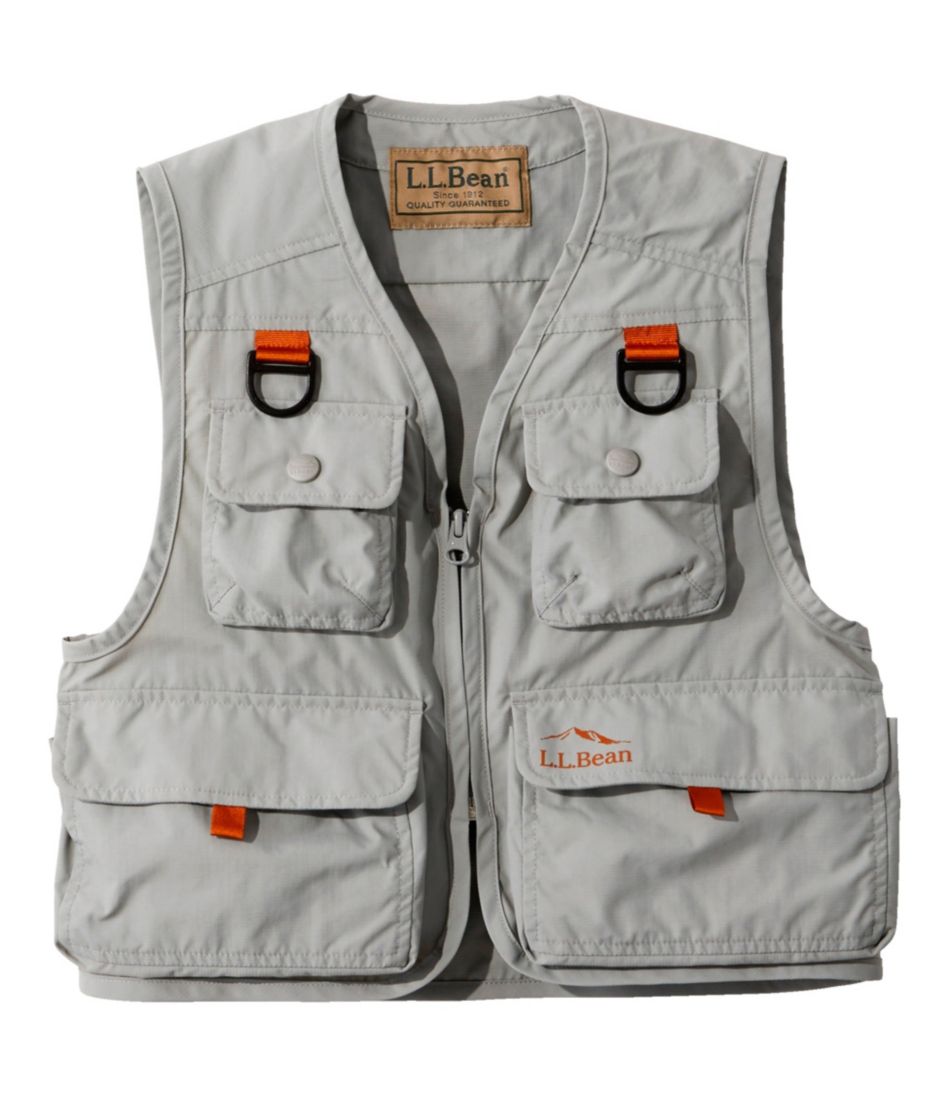 Kids' Emerger Fishing Vest Anchor Gray L 14-16, Synthetic Nylon | L.L.Bean