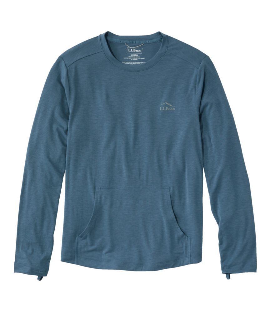 Men's Tropicwear Comfort Crew, Long-Sleeve, Dusk Blue, small image number 1