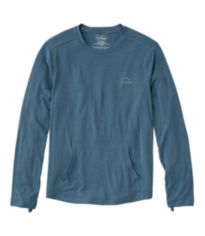 L.L.Bean Men's Carefree Unshrinkable Long Sleeve T