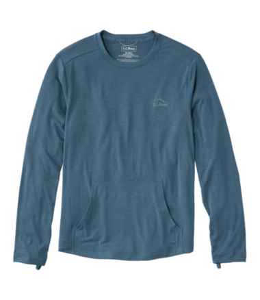 Men's Tropicwear Pro Stretch Shirt, Long-Sleeve Plaid Sea Pine Extra Large, Polyester Blend Synthetic/Nylon | L.L.Bean, Regular