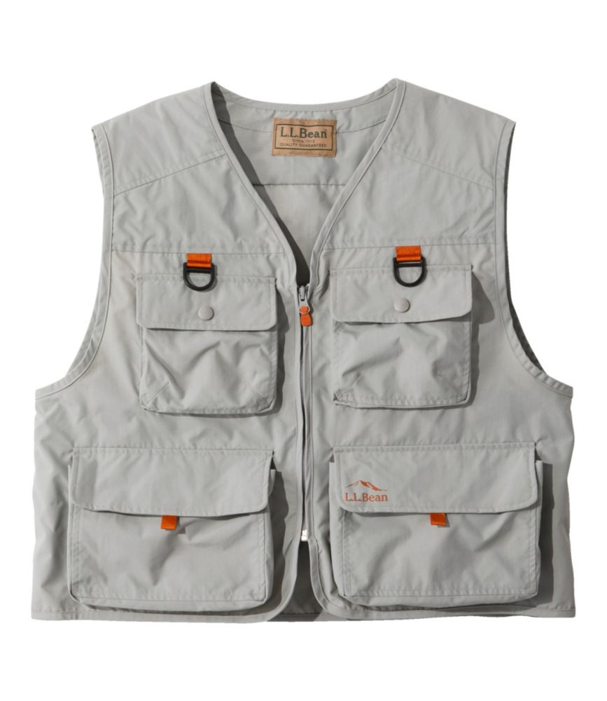 Field and Stream Fly Fishing Vest Mens Size 2XL Beige Bird/Leupold Insignia