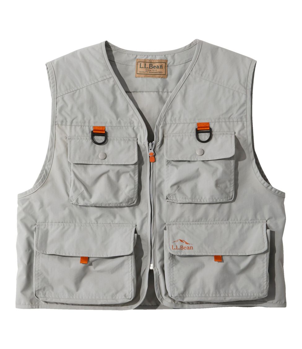 Adults' Emerger Fishing Vest Anchor Gray Extra Small, Synthetic Nylon | L.L.Bean
