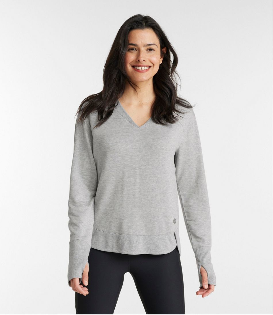 Nike Sportswear Tech Fleece Women's V-Neck Sweatshirt Grey-Black