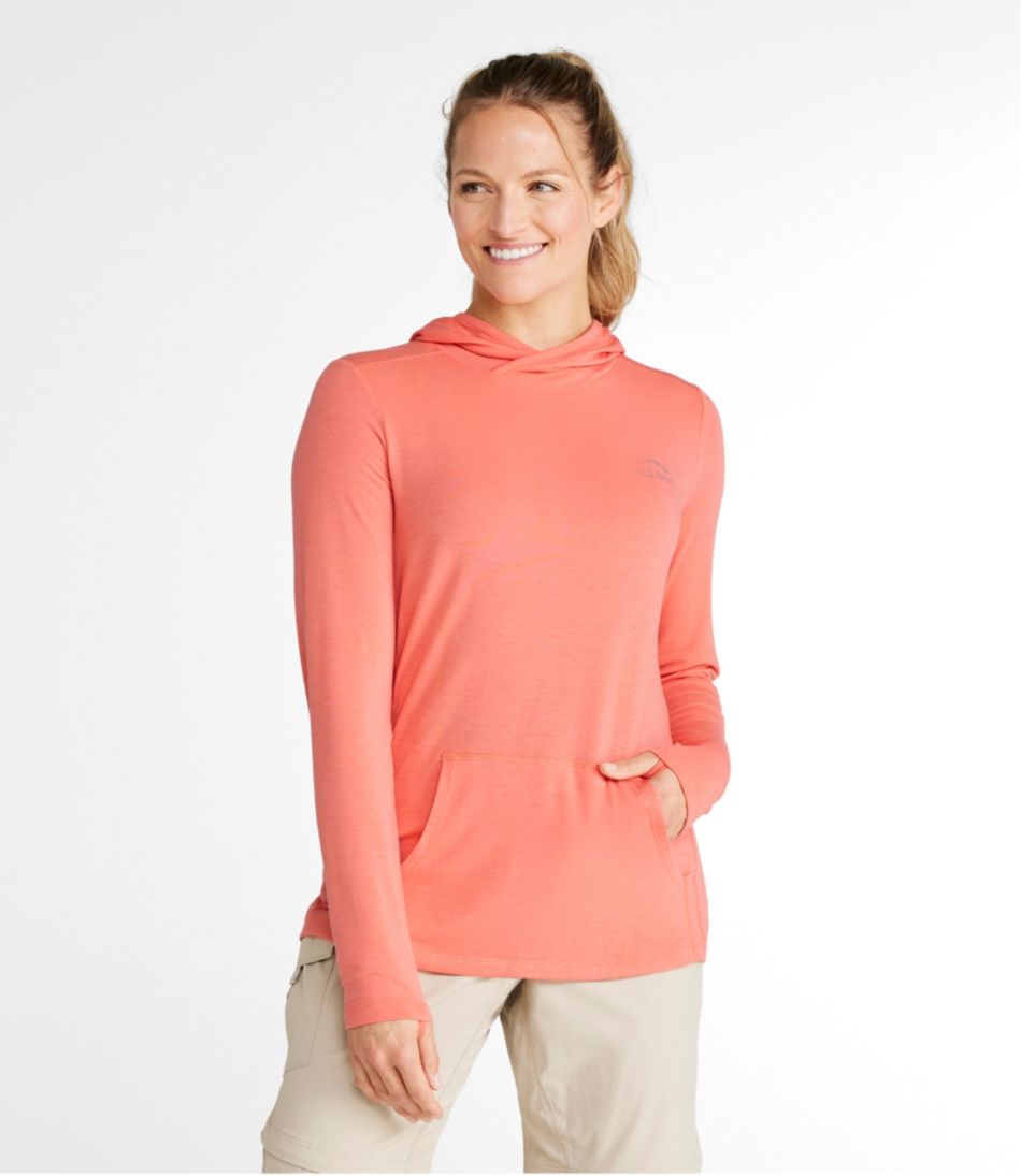 Olyvenn Womens Hoodless Cotton-Blend Fleece Sweatshirt Long Sleeve