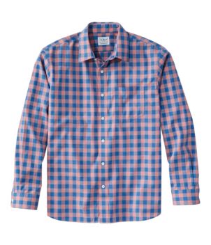 Men's Bean's Wrinkle-Free Everyday Shirt, Traditional Untucked Fit, Plaid, Long-Sleeve