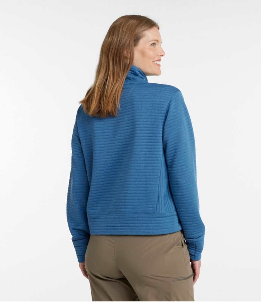 Women's Airlight Pullover, Funnelneck, Dusty Periwinkle Heather, small image number 3