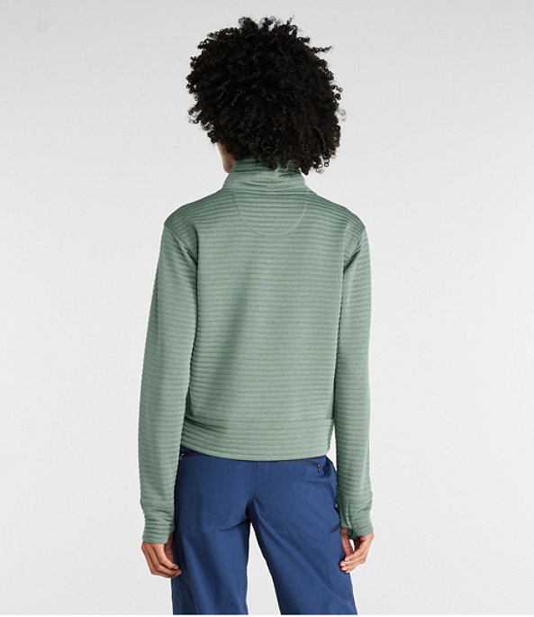 AirLight Knit Funnelneck Pullover, Sea Green Heather, large image number 2