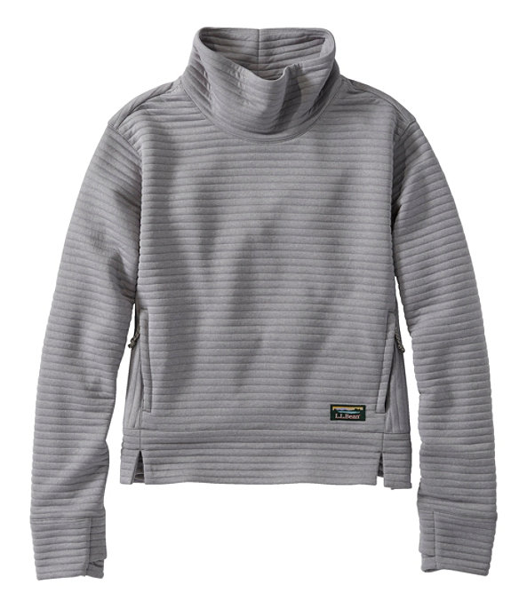 Airlight Knit Funnelneck Pullover, Quarry Gray Heather, largeimage number 0