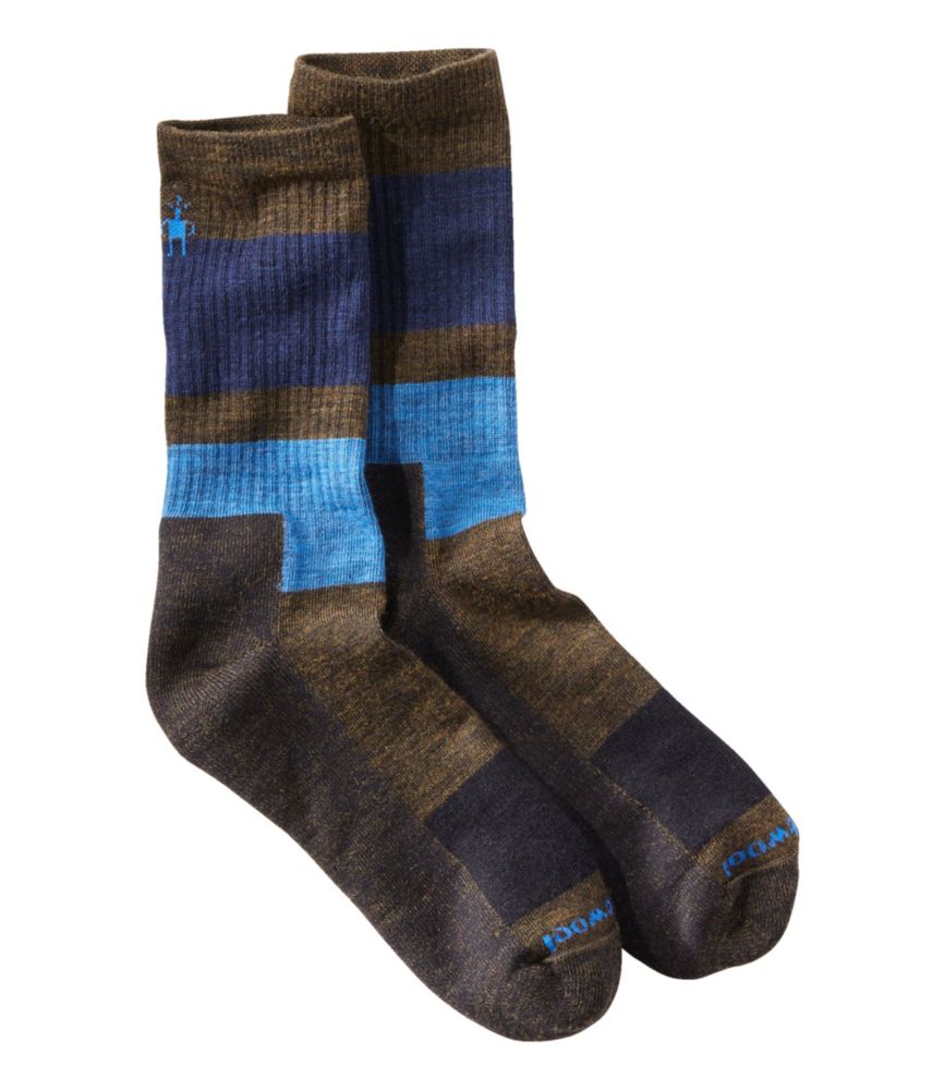 Men's Smartwool Everyday Blocked Stripe Crew Socks Socks at L.L.Bean