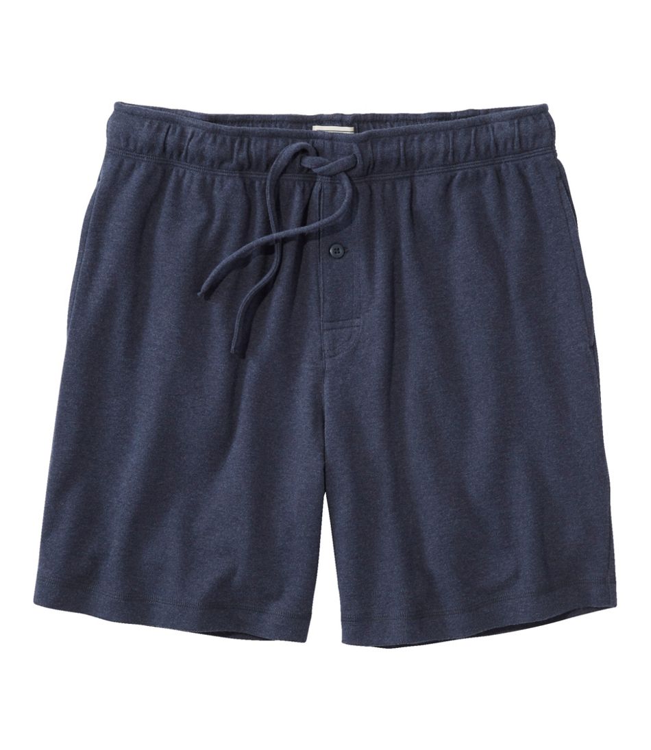 Essential Elements 3 Pack: Mens Cotton Sleep Shorts - 100% Cotton Jersey  Lounge Casual Sleep Bottoms PJ Pajama Shorts
