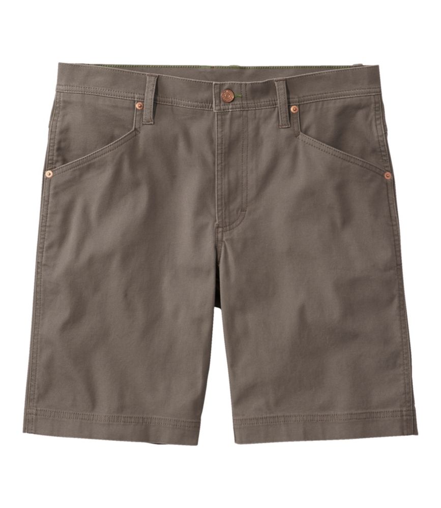 Men's BeanFlex Canvas Shorts, 9", Dark Cinder, small image number 1