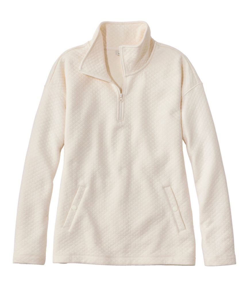 Women's SoftLight Quilted Top, Quarter-Zip, , small image number 6
