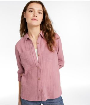 Women's Cloud Gauze Shirt, Long-Sleeve