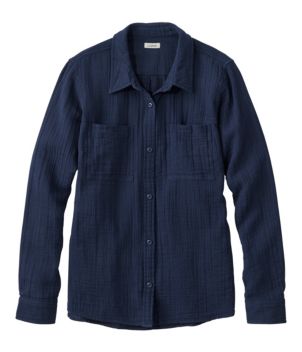 Women's Cloud Gauze Shirt, Long-Sleeve