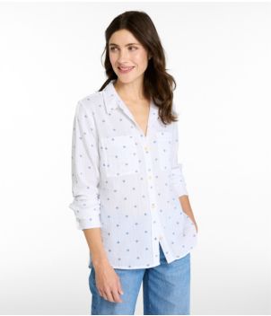 Women's Cloud Gauze Shirt, Long-Sleeve