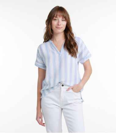Up To 52% Off on Women's Short Sleeve Button D
