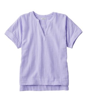 Women's Cloud Gauze Shirt, Short-Sleeve