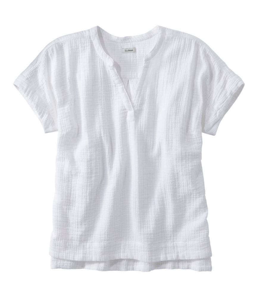 Women's Cloud Gauze Shirt, Short-Sleeve