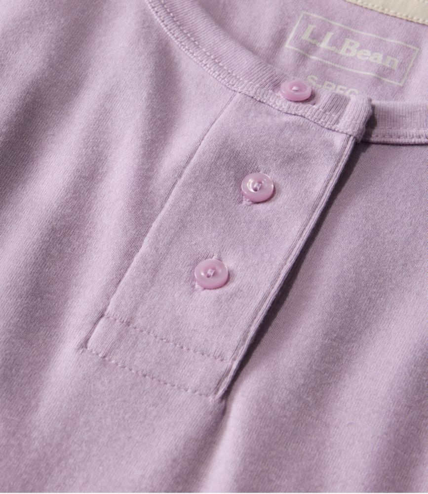 Women's Restorative Sleepwear, Long-Sleeve Henley, Muted Rose, small image number 4