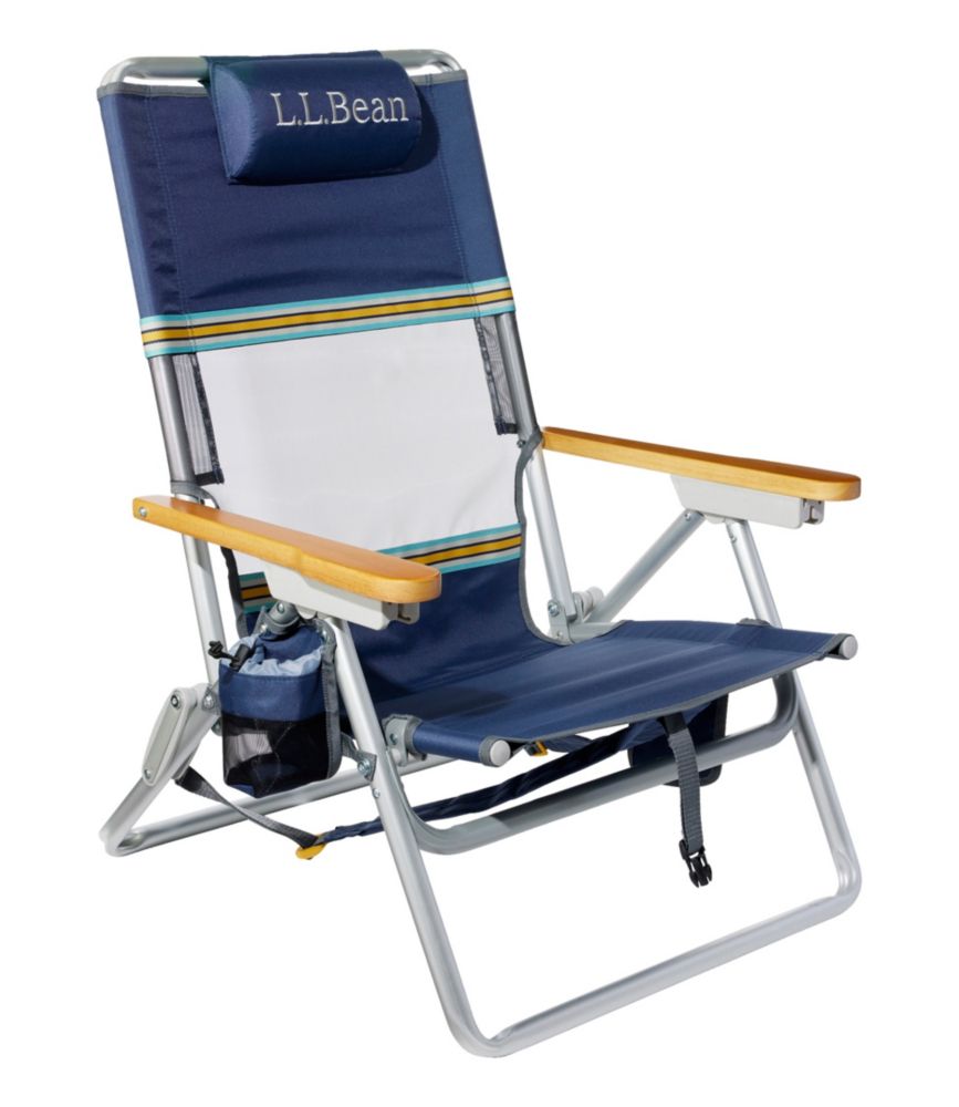 L.L.Bean Easy Comfort Beach Chair, Classic Navy, small image number 1