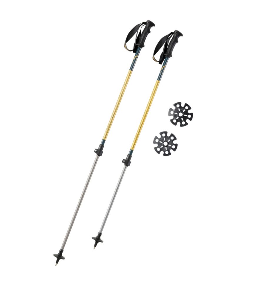 Kids' L.L.Bean Access Trekking Poles, Field Gold, small image number 1